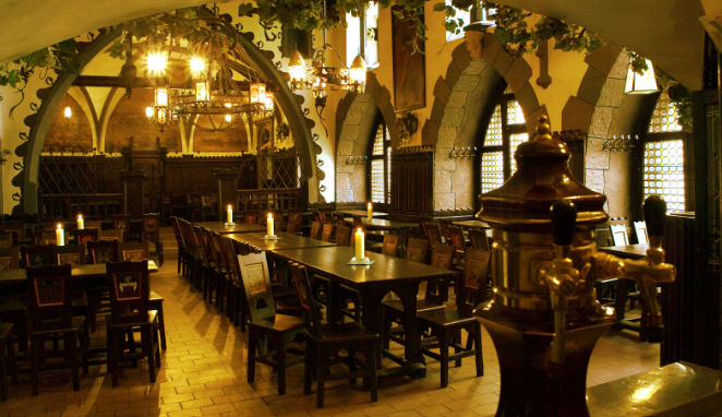 U Fleků Prague, brasserie historique 1499 accessible PMR